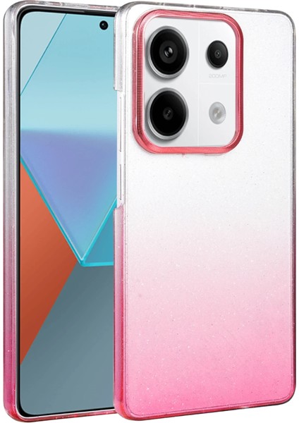 Xiaomi Redmi Note 13 Pro 4g Kılıf Simli Shinys Glossy Renk Geçişli Kapak