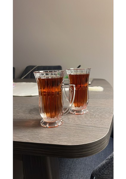 6'lı Beyaz Kulplu Çay Bardağı, Şık ve Kullanışlı Set modelleri