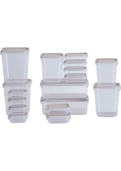 Beyaz 17'li Çok Amaçlı Saklama Kabı Seti indirimleri