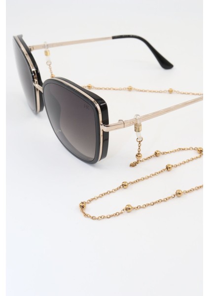 Çelik Gold Renk. Gözlük Zinciri. Özel Tasarım Steel. Gözlük Ipi. Gözlük Askısı. Unisex fırsatları