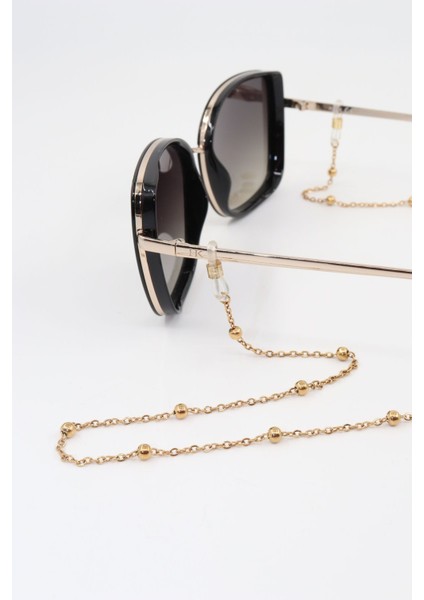 Çelik Gold Renk. Gözlük Zinciri. Özel Tasarım Steel. Gözlük Ipi. Gözlük Askısı. Unisex indirimleri