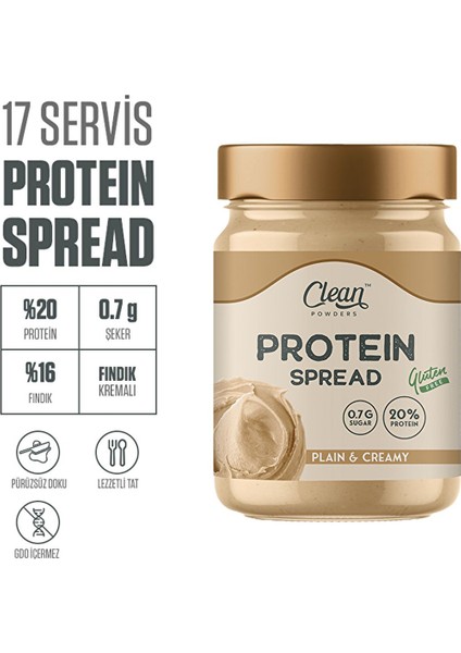 Proteinli Fındık Kreması (Protein Spread) 350 gr - (3 Adet) fırsatları