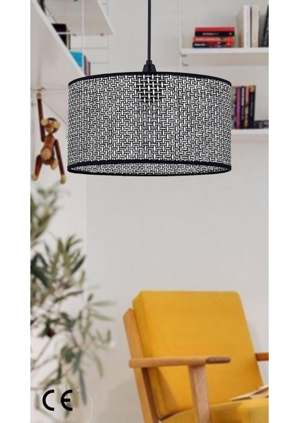 Doğal Hazeran Rattan Sırlı Avize, Şık ve Sıcak Atmosfer Yaratır