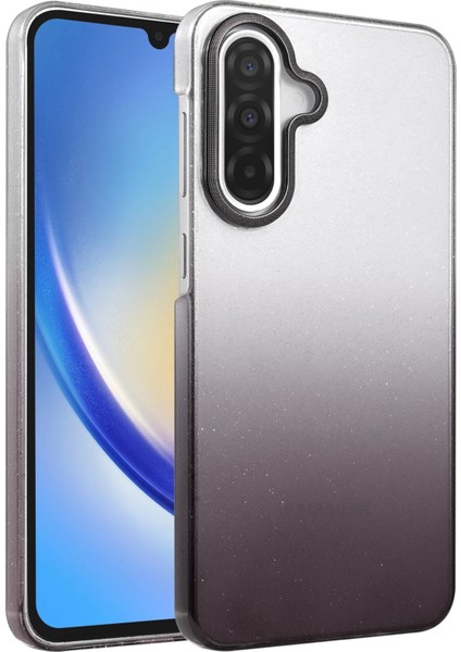 Samsung Galaxy A34 Kılıf Simli Shinys Glossy Renk Geçişli Kapak