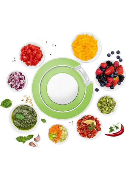 Multicut Manuel Rondo+ Karıştırma Aparatı 900 Ml, Yeşil Renkli, Pratik ve Dayanıklı Tasarım indirimleri