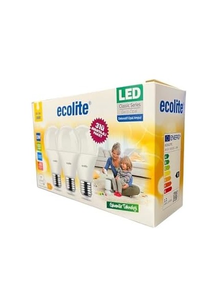 12W LED Ampul 3'lü Paket - 1521 Lümen, 100W Eşdeğer, E27 Duy, 3000K Sarı Işık, Opal Cam,%88 Enerji Tasarrufu, 15000 Saat Ömür fiyatları