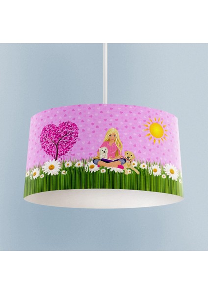 Renkli ve Sevimli Bebek-Çocuk Odası Avizesi, Kalp ve Figür Detaylarıyla Şık Tasarım