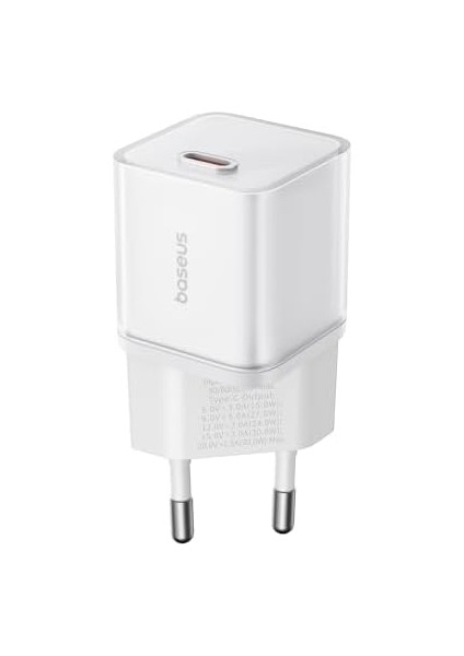 GAN5S Hızlı Şarj Adaptörü 1c, 30W Eu, Ay Beyazı fiyatları