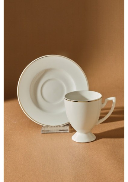 6 Kişilik Beyaz Kahve Fincan Takımı, 85 Ml, Şık ve Zarif Tasarım modelleri