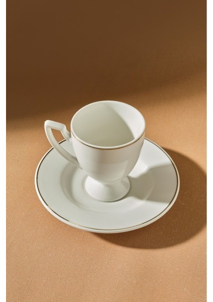 6 Kişilik Beyaz Kahve Fincan Takımı, 85 Ml, Şık ve Zarif Tasarım indirimleri