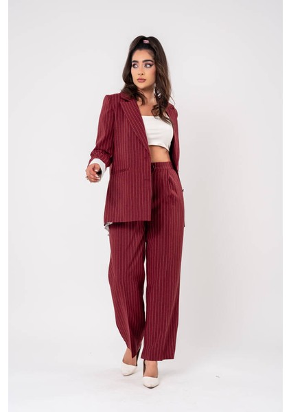 Asmetrik Kesim Gömlek Deteylı Blazer Ceket Pantolon Takım TKM08013 fiyatları