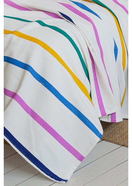 Renkli ve Eğlenceli Tek Kişilik Pike Takımı, Rahat ve Şık Uyku Seti fırsatları