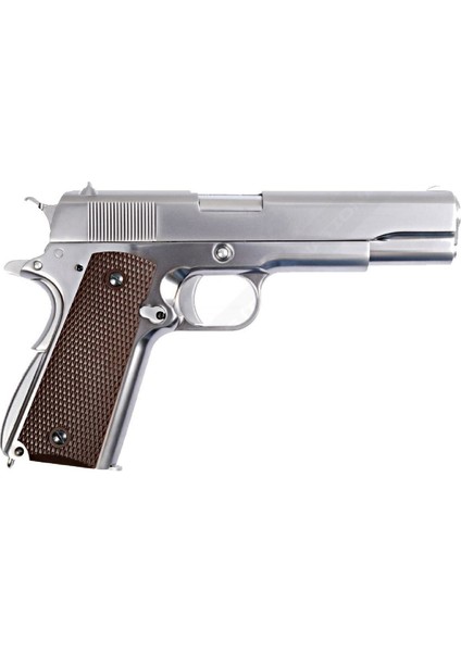We Colt 1911 Silver Kahve Kabza Gbb Airsoft Tabanca