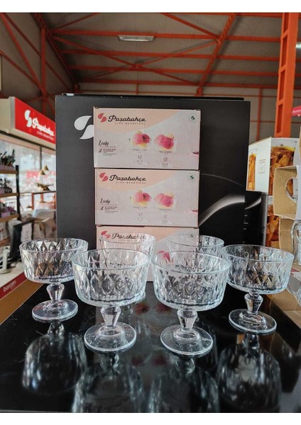 Beyaz 6'lı Dondurmalık Takımı, Şık ve Kullanışlı Mutfak Gereçleri