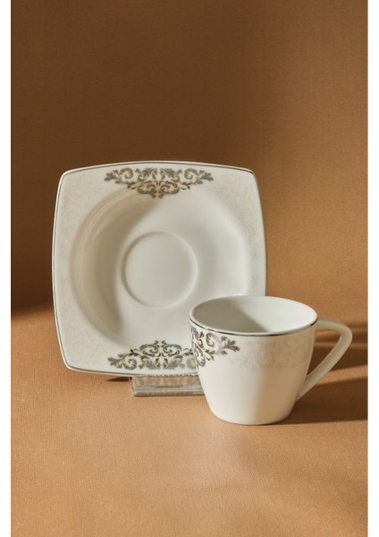 Altı Kişilik Beyaz Kahve Fincanı Seti, 80 Ml, Şık ve Kullanışlı Tasarım modelleri