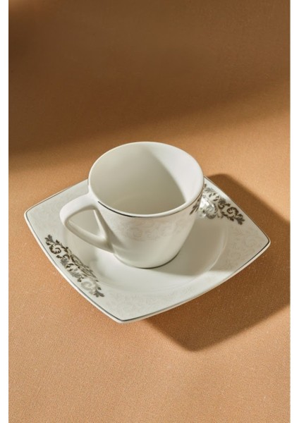 Altı Kişilik Beyaz Kahve Fincanı Seti, 80 Ml, Şık ve Kullanışlı Tasarım indirimleri