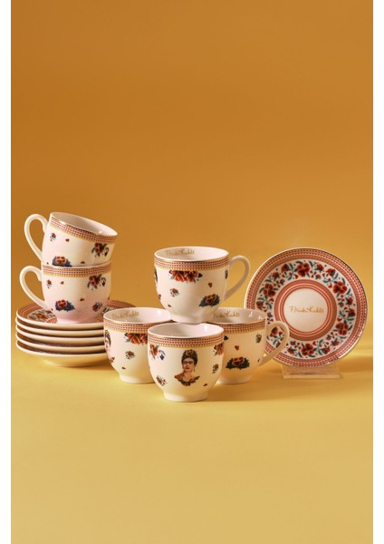 6 Kişilik Gri Kahve Fincanı Takımı, 80 Ml, Şık ve Kullanışlı Tasarım