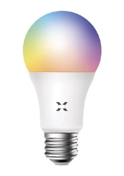 Smart Akıllı Wi-Fi LED Akıllı Rgb Ampul, Mobil Uygulama Denetimli, Google Home ve Alexa Uyumlu Çok Renkli Lamba (1 Adet) X7021