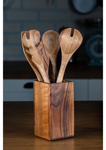 El Yapımı Ceviz Ağacı Kaşıklık, Şık ve Doğal Tasarım modelleri
