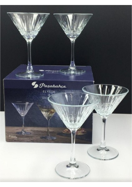 440328 Elysia Kokteyl Kadehi Seti 4'lü Beyaz Şık ve Zarif Tasarım fiyatları