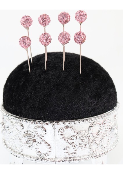 8’li Pembe Taşlı Eşarp Iğnesi. Şal Iğnesi. Türban Iğnesi. Başörtü Iğnesi. Eşarp ve Şal Iğnesi. fırsatları