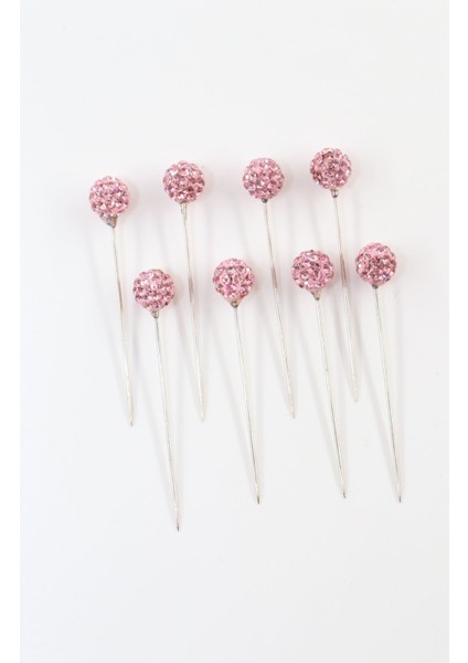 8’li Pembe Taşlı Eşarp Iğnesi. Şal Iğnesi. Türban Iğnesi. Başörtü Iğnesi. Eşarp ve Şal Iğnesi. indirimleri