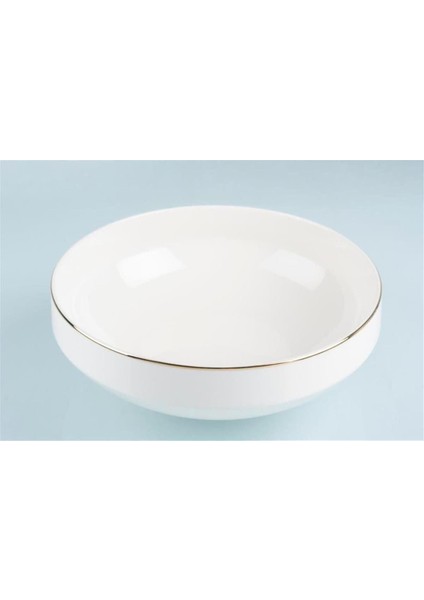 Beyaz Modern Salata Kasesi, Şık ve Kullanışlı Mutfak Aksesuarı