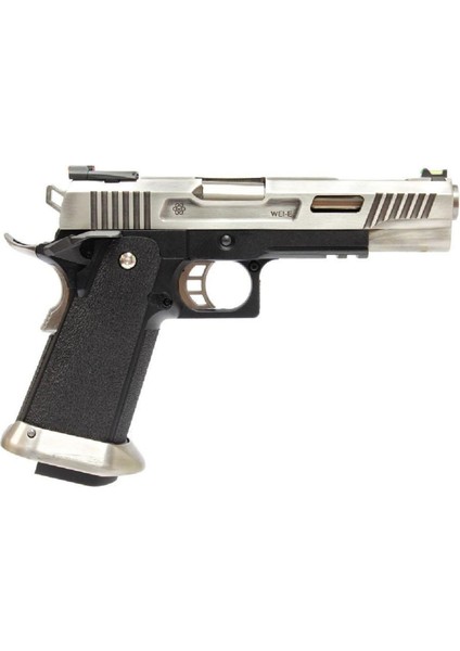 We Force T-Rex Hi-Capa 5.1" Full Metal Silver Gbb Airsoft Tabanca
