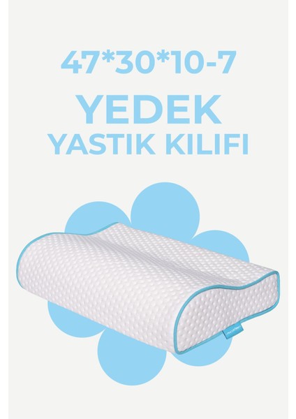 Beyaz Visco Yastık Kılıfı 47X30X10 Cm, 1 Adet, Yumuşak ve Konforlu Uyku Deneyimi fiyatları