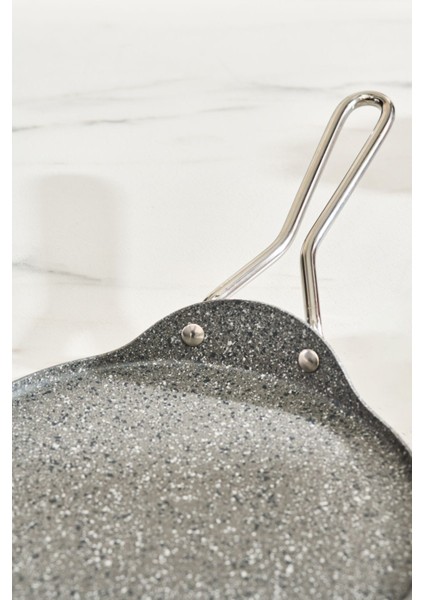 24 cm Gri Biogranit Krep Tava ile Sağlıklı ve Pratik Pişirme Keyfi modelleri