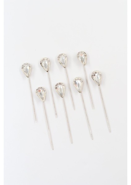 8’li Pırlanta Taşlı Eşarp Iğnesi. Şal Iğnesi. Türban Iğnesi. Başörtü Iğnesi. Eşarp ve Şal Iğnesi indirimleri