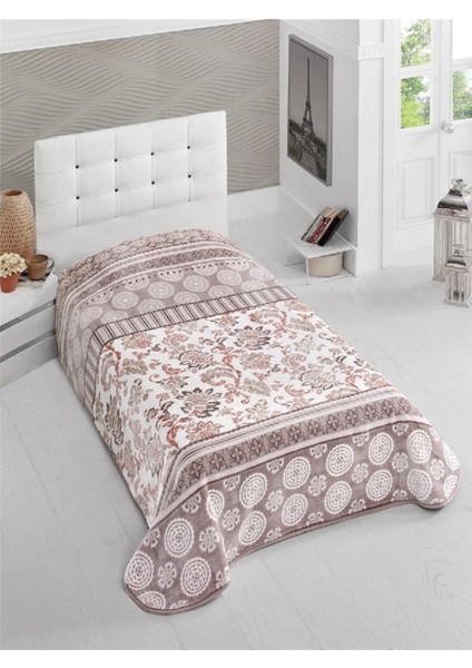 Kahverengi Tek Kişilik Havalı Battaniye, 1,75 Kg, Konfor ve Sıcacık Hissiyatı