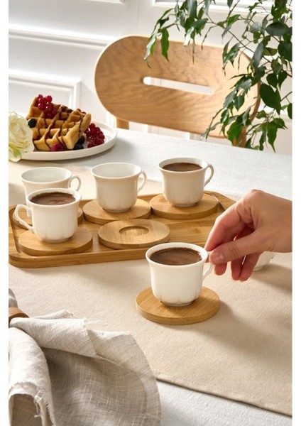 Altı Kişilik Bambu Fincan Takımı, 90 Ml, Şık ve Doğal Tasarım modelleri