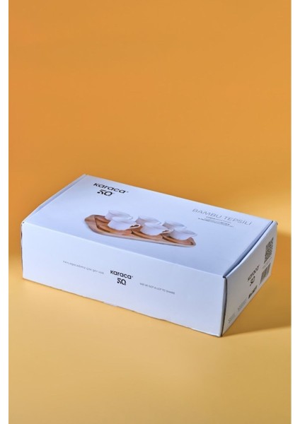 Altı Kişilik Bambu Fincan Takımı, 90 Ml, Şık ve Doğal Tasarım