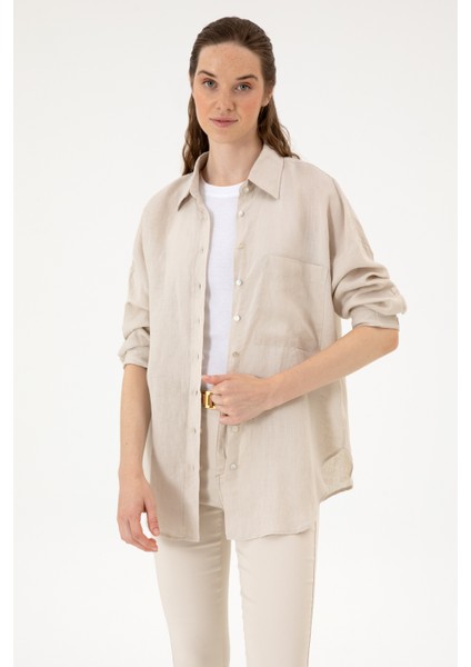 Kadın Taş Gömlek Desenli 50299794-VR049 modelleri