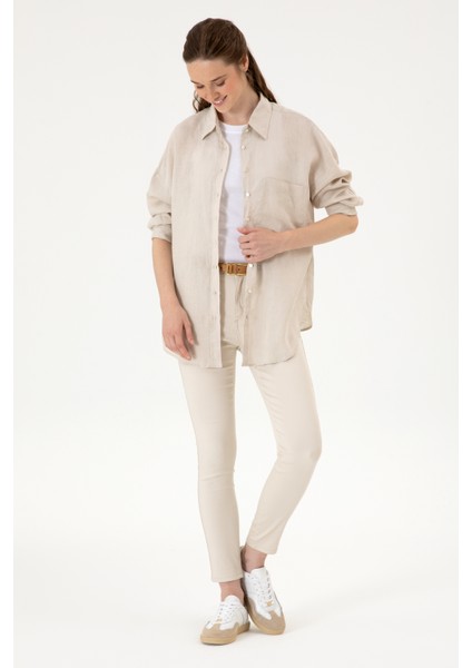 Kadın Taş Gömlek Desenli 50299794-VR049 fırsatları