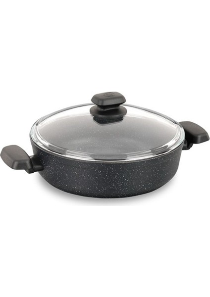 24X4.7 cm Yuvarlak Tava, Dayanıklı ve Şık Mutfak Gereci