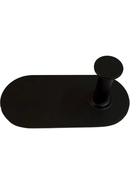 Askılık Yapışkanlı Thincal Oval Tekli Mat Siyah Rengi Pakette 4 Adet fırsatları