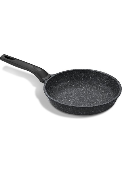 Siyah 2 Parça Alüminyum Döküm Granit Tava Takımı 20-24 cm indirimleri