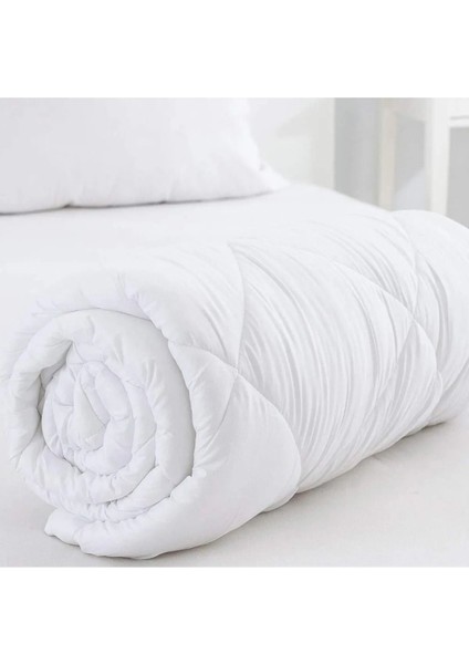 Yumuşak Mikrofiber Çift Kişilik Yatak Örtüsü, Beyaz Renk, Konfor ve Şıklık Sağlar fiyatları