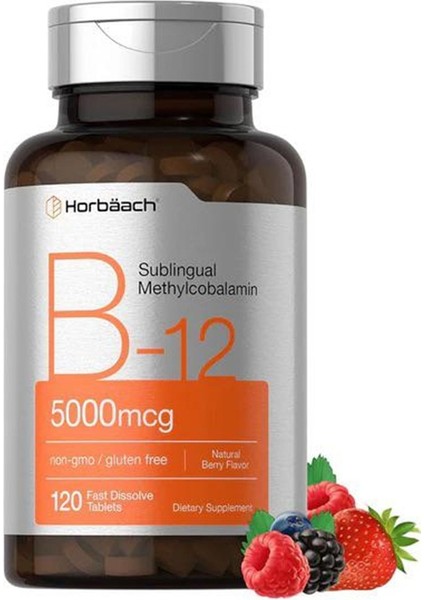 B-12 5000 mcg 120 Hızlı Çözünen 120 Tablet