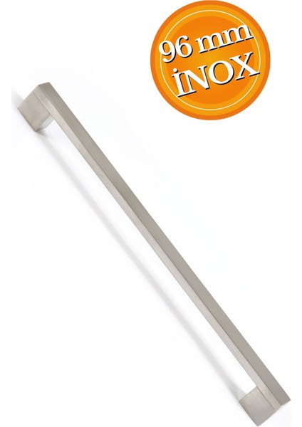96 mm Köprü Kulp Inox Mobilya Çekmece Vestiyer Mutfak Dolap Kulbu