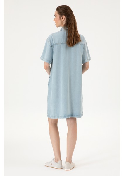 Kadın Açık Mavi Elbise (Jean) 50304314-DN0021 fırsatları