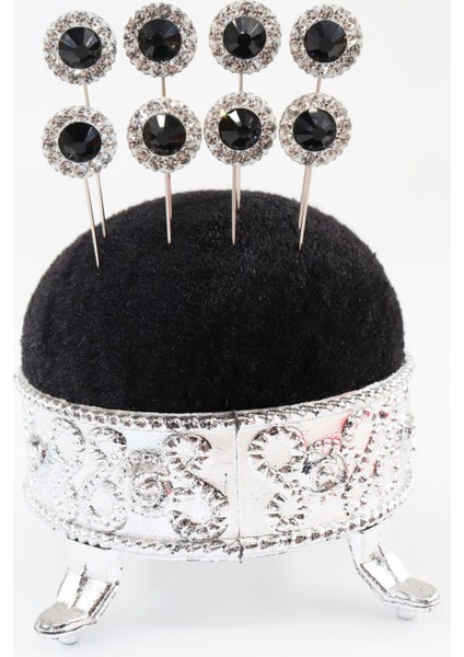 8’li Oval Siyah Taşlı Eşarp Iğnesi. Şal Iğnesi. Türban Iğnesi. Başörtü Iğnesi. Eşarp ve Şal Iğnesi. fiyatları