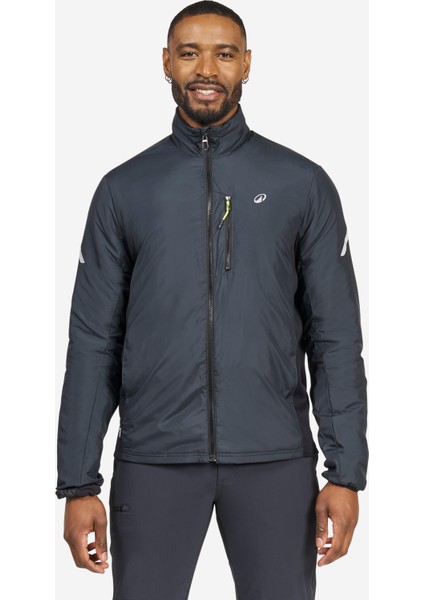 Tribord Erkek Sıcak Tutan Polar Yelkenli Montu - Koyu Gri - Sailing 500