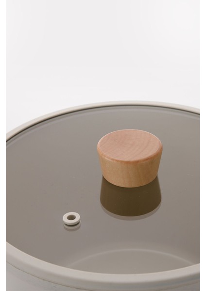 Bej Renkli 26CM Silikon Çerçeveli Düz Cam Kapak fırsatları