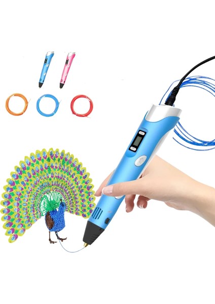 Mavi 3D Kalem (Mavi Renk) fiyatları