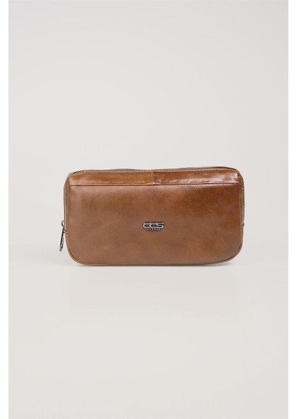 Unisex Ççs 2531612 Hakiki Deri El Çantası