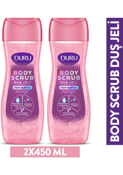 Body Scrub Pınk Delıght Duş Jeli 2X450 ml