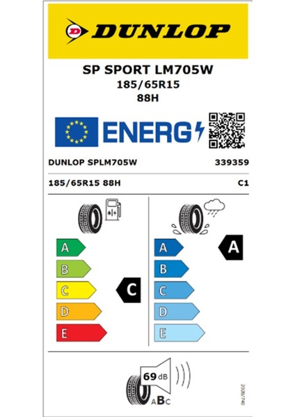 185/65 R15 Tl 88H Sp Sport LM705 Oto Yaz Lastiği (Üretim TARIHI:2025) fiyatları